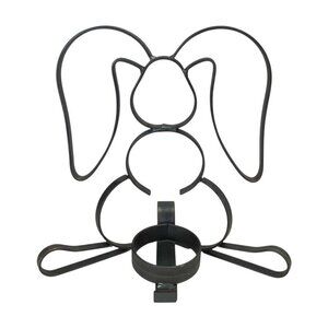 Wrought Iron Metal Bunny Votive Candle Holder Easter Table Centerpiece Decor